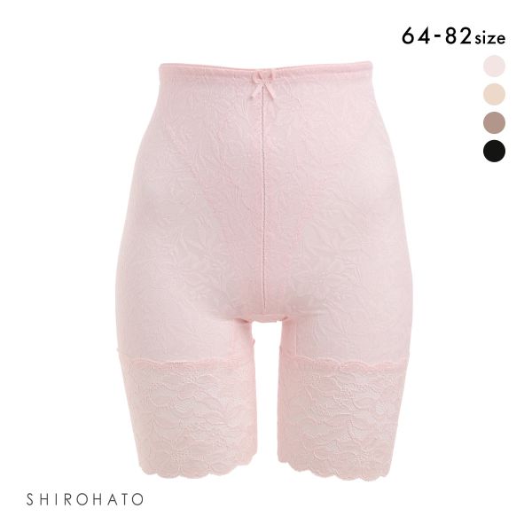 補正下着 ガードル レーシー ロングガードル 花柄