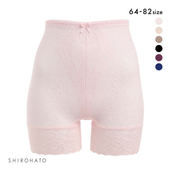 補正下着 ガードル レーシー 3分丈ガードル 花柄