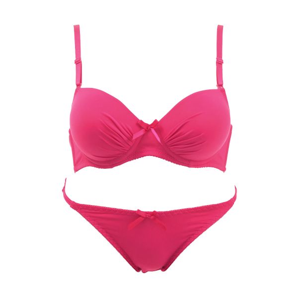 シンプルモールド 谷間マックスブラ ブラジャー ショーツ セット 盛りブラ 谷間ブラ