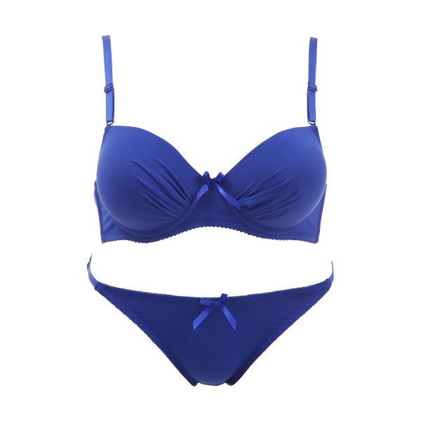 シンプルモールド 谷間マックスブラ ブラジャー ショーツ セット 盛りブラ 谷間ブラ