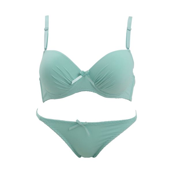 シンプルモールド 谷間マックスブラ ブラジャー ショーツ セット 盛りブラ 谷間ブラ