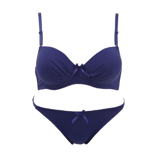 シンプルモールド 谷間マックスブラ ブラジャー ショーツ セット 盛りブラ 谷間ブラ