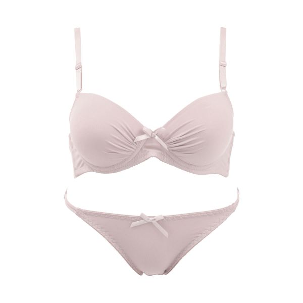 シンプルモールド 谷間マックスブラ ブラジャー ショーツ セット 盛りブラ 谷間ブラ