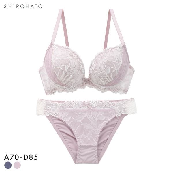 ピュアシェリ サイドリフトハーフ ブラセット ABCD 大きいサイズ 谷間 ブラジャー ショーツ セット 谷間 L字 脇寄せ 盛り PURECHERIE