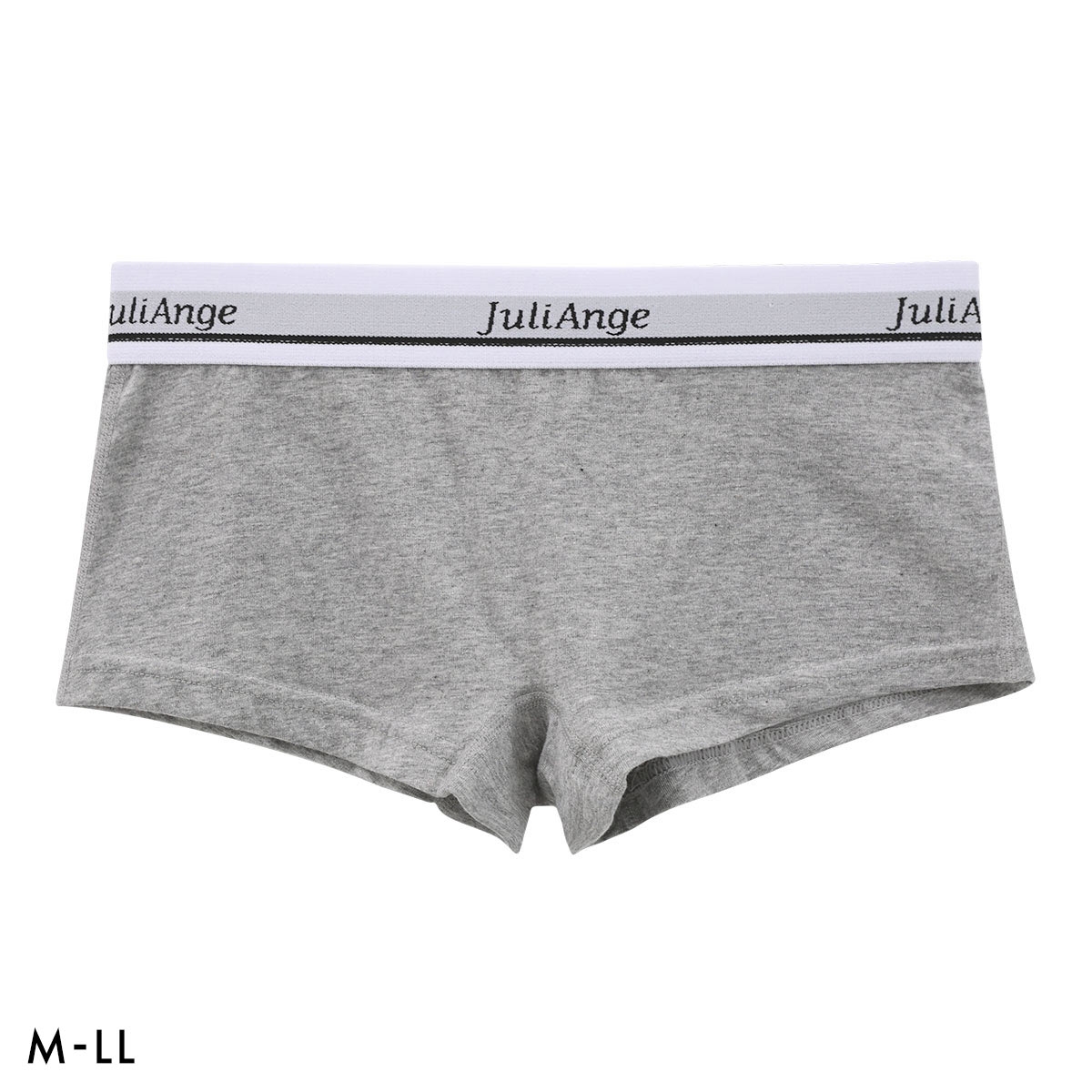 ジュリアンジュ レディース ボクサーパンツ ショーツ メンズライク 無地 定番 単品 Juliange(GY-グレー-M)