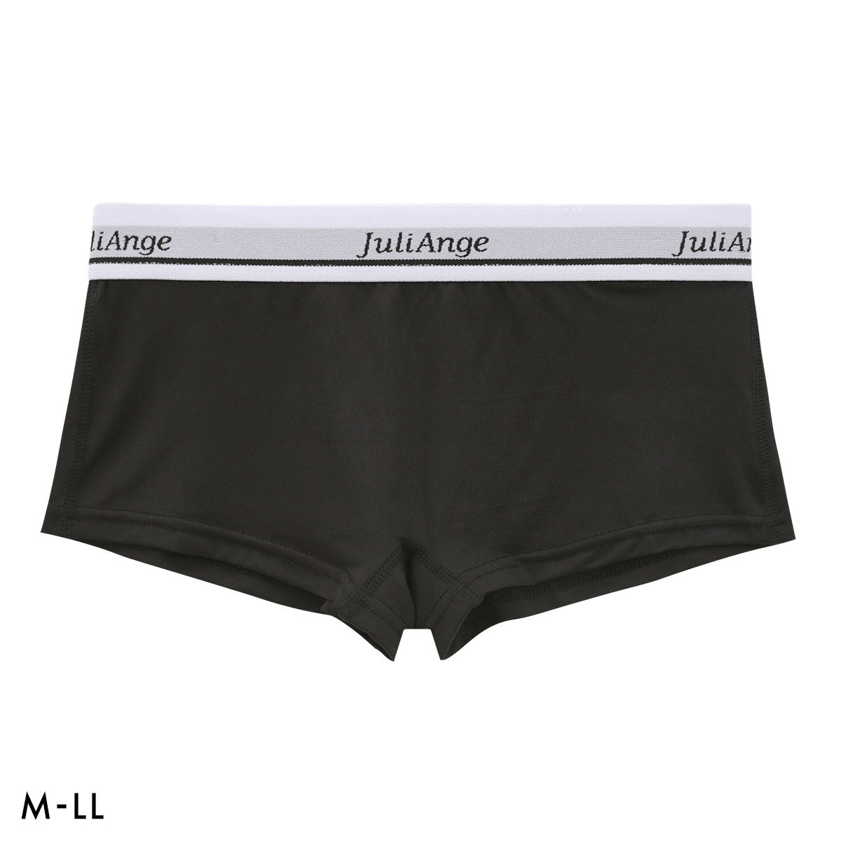 ジュリアンジュ レディース ボクサーパンツ ショーツ メンズライク 無地 定番 単品 Juliange(BK-ブラック-M)