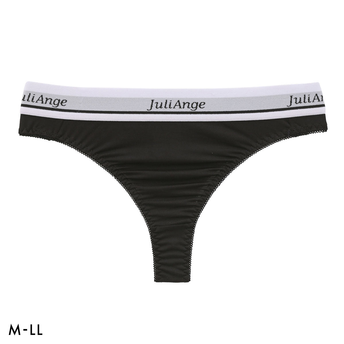 ジュリアンジュ レディース Tバック ショーツ メンズライク 無地 定番 単品 Juliange(BK-ブラック-M)