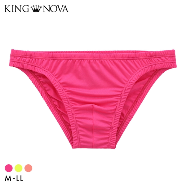 キングノバ ビキニ パンツ メンズ 無地 ネオンカラー 大きいサイズ KING NOVA