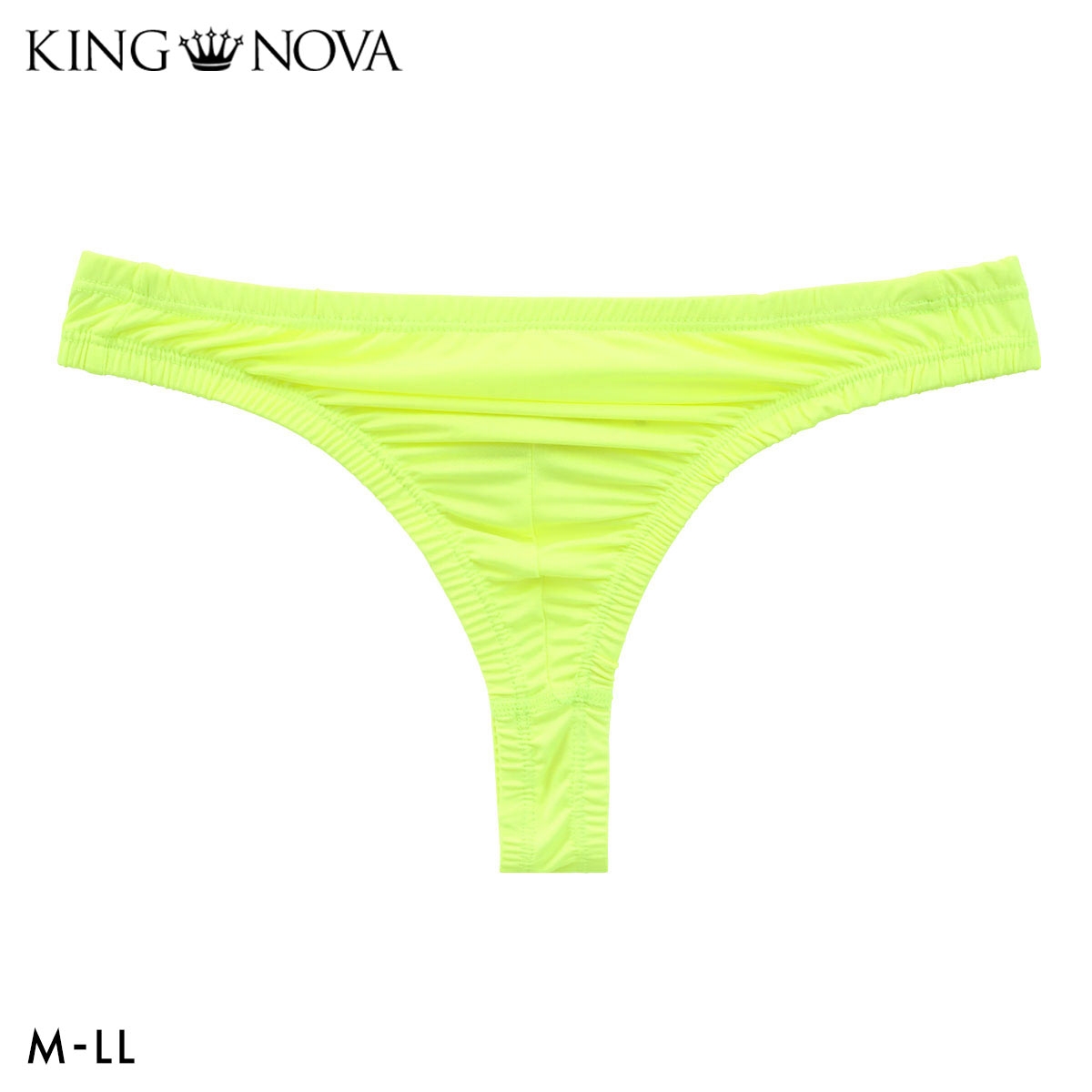 キングノバ Tバック パンツ メンズ ネオンカラー 無地 大きいサイズ KING NOVA(YE-イエロー-M)