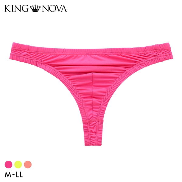 キングノバ Tバック パンツ メンズ ネオンカラー 無地 大きいサイズ KING NOVA