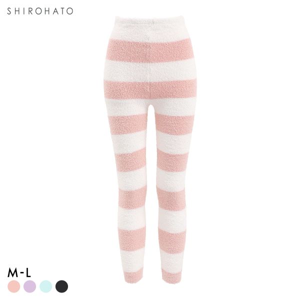 ふわふわレギンス あったかボトム ニットパンツ M L 毛パン 足首丈 ロング丈 保温 冷え対策 スパッツ ルームウェア パジャマ