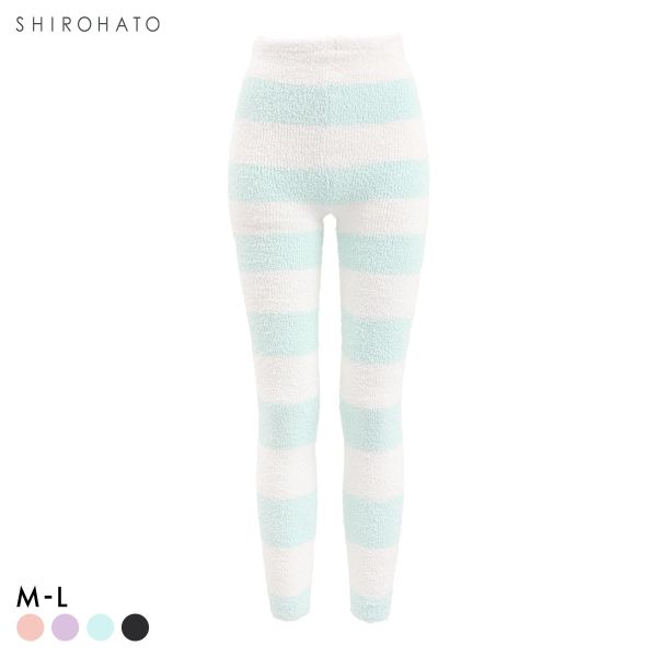 ふわふわレギンス あったかボトム ニットパンツ M L 毛パン 足首丈 ロング丈 保温 冷え対策 スパッツ ルームウェア パジャマ
