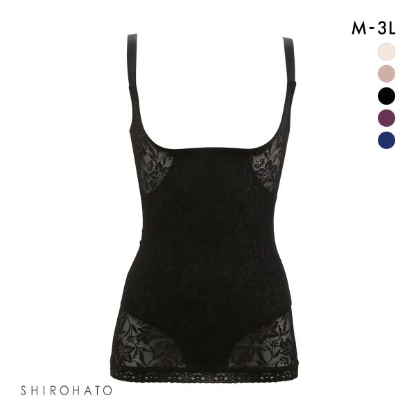 補正下着 ボディシェイパー つり型 花柄