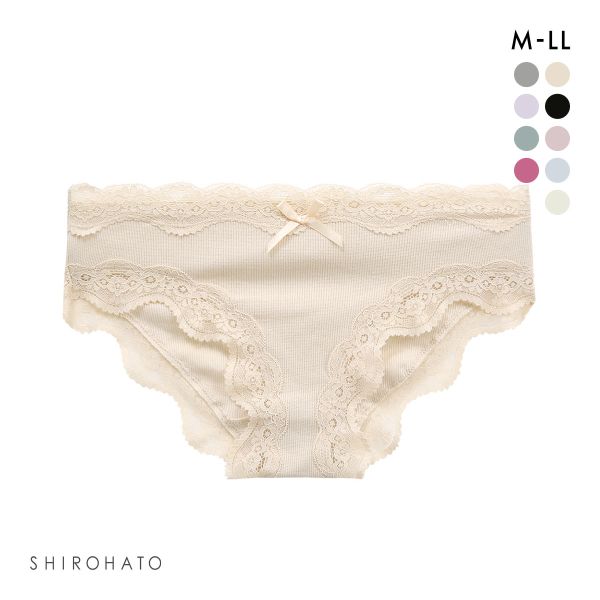 ショーツ ノーマル リブ素材 ストレッチコットン 単品