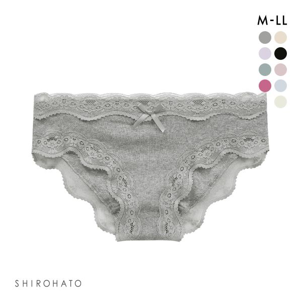 ショーツ ノーマル リブ素材 ストレッチコットン 単品