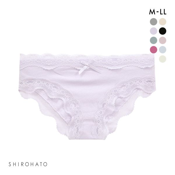 ショーツ ノーマル リブ素材 ストレッチコットン 単品