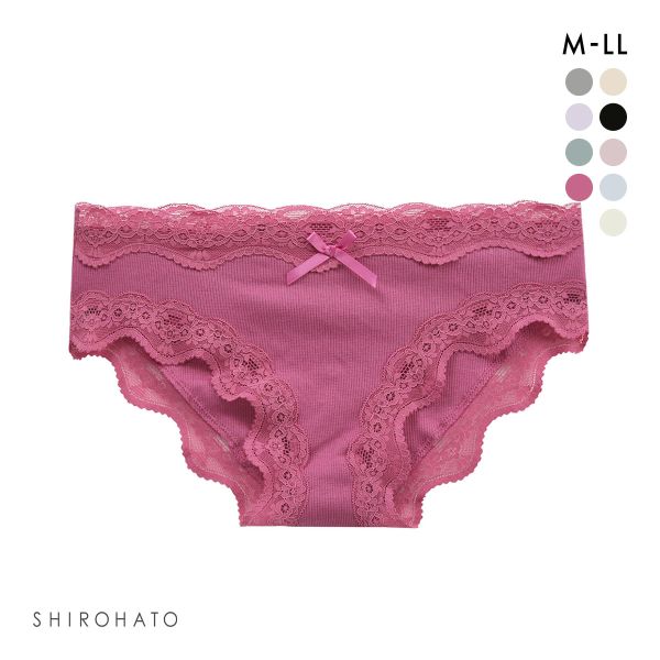 ショーツ ノーマル リブ素材 ストレッチコットン 単品