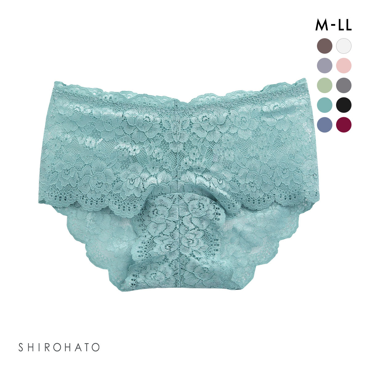 LACY SHORTS 総レース ショーツ 一分丈 なめらか 柔らか
