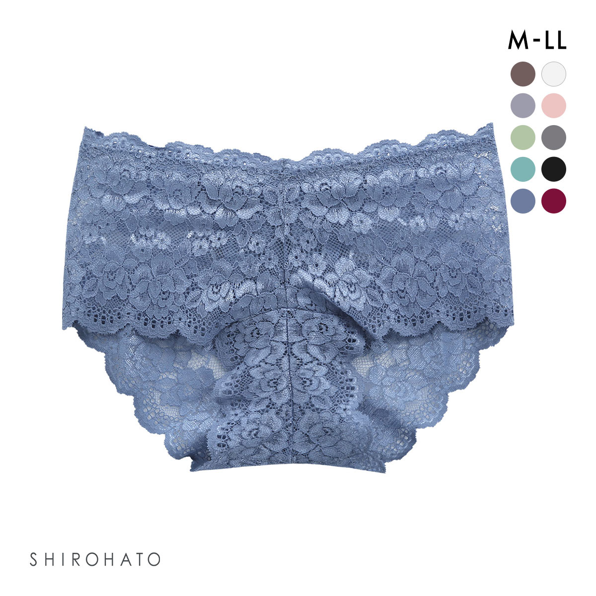 LACY SHORTS 総レース ショーツ 一分丈 なめらか 柔らか