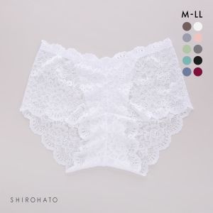 LACY SHORTS 総レース ショーツ 一分丈 なめらか 柔らか ストレッチ ひびきにくい 単品
