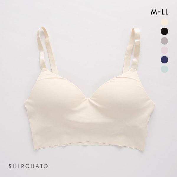 ブラジャー ノンワイヤー 新感覚やみつきブラ ワイヤレスブラ しっとりなめらか 単品