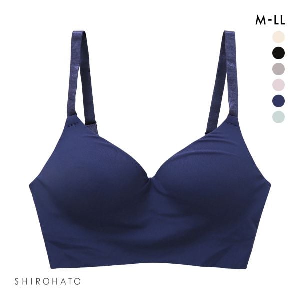 ブラジャー ノンワイヤー 新感覚やみつきブラ ワイヤレスブラ しっとりなめらか 単品