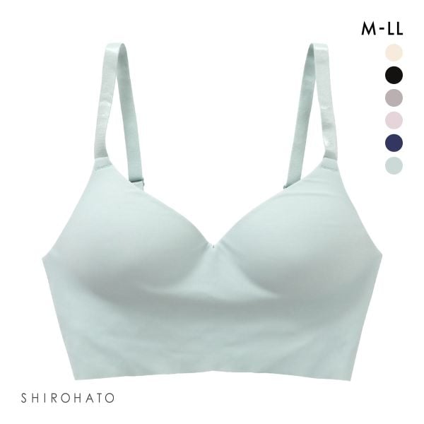 ブラジャー ノンワイヤー 新感覚やみつきブラ ワイヤレスブラ しっとりなめらか 単品