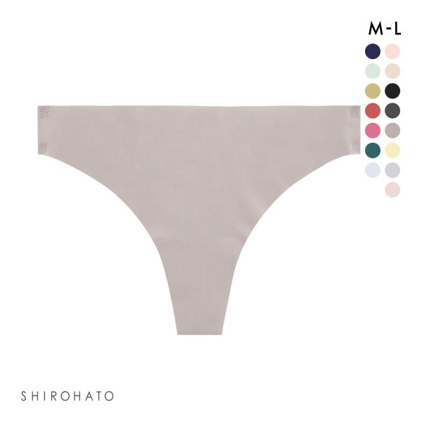 レディース シームレス ショーツ 無地 Tバック 単品