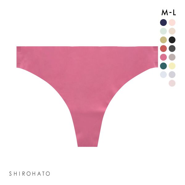 レディース シームレス ショーツ 無地 Tバック 単品