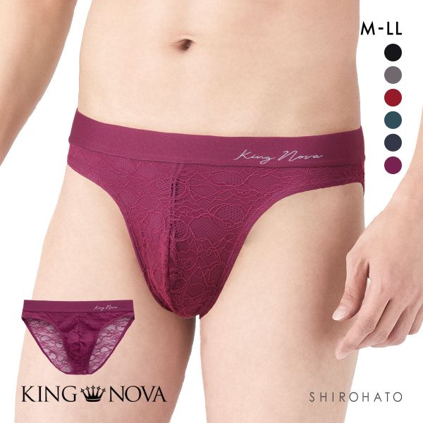 キングノバ KING NOVA レース ビキニ パンツ メンズ 無地