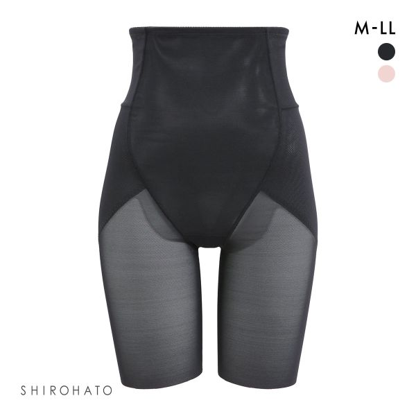 くびれジェンヌ スーパーハイウエスト ロングガードル M L LL ハード ミディアム くびれ ウエスト シェイプアップ 着やせ 細見え