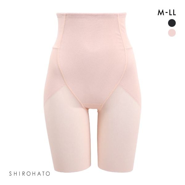 くびれジェンヌ スーパーハイウエスト ロングガードル M L LL ハード ミディアム くびれ ウエスト シェイプアップ 着やせ 細見え