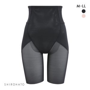 くびれジェンヌ スーパーハイウエスト ロングガードル M L LL ハード ミディアム くびれ ウエスト シェイプアップ 着やせ 細見え