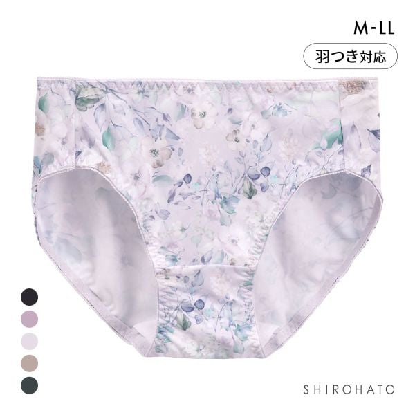 のびのび2WAY プリント サニタリーショーツ 羽根つき対応 M-LL やや深ばき すっぽり ノーマル スタンダード