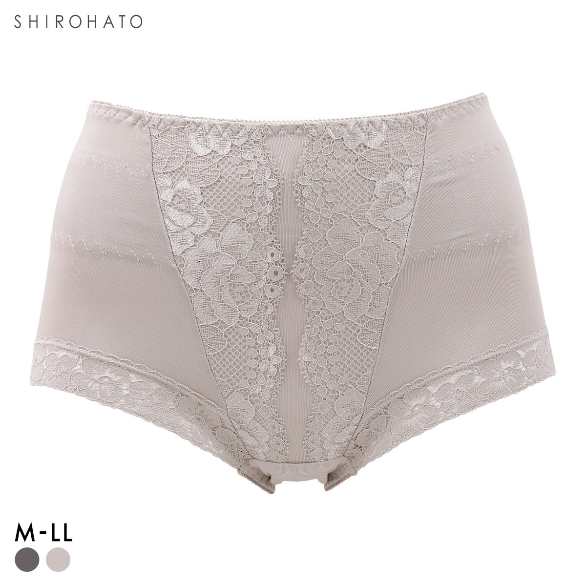 骨盤とお尻に効く ショーツガードル M L LL ハイウエスト 深ばき レディース 大きいサイズ(GG-グレージュ-M)