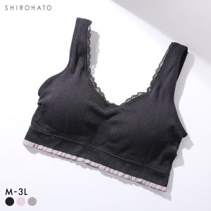 マイティブラ ノンワイヤーブラ 柄ニット生地 成型 丸編み おやすみブラ ワイヤレスブラ ナイトブラ 部屋着 普段着