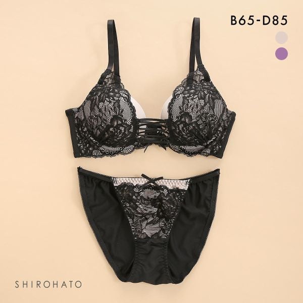 スパイシー ブラジャー ショーツ セット 編上げストレッチレース SPICY