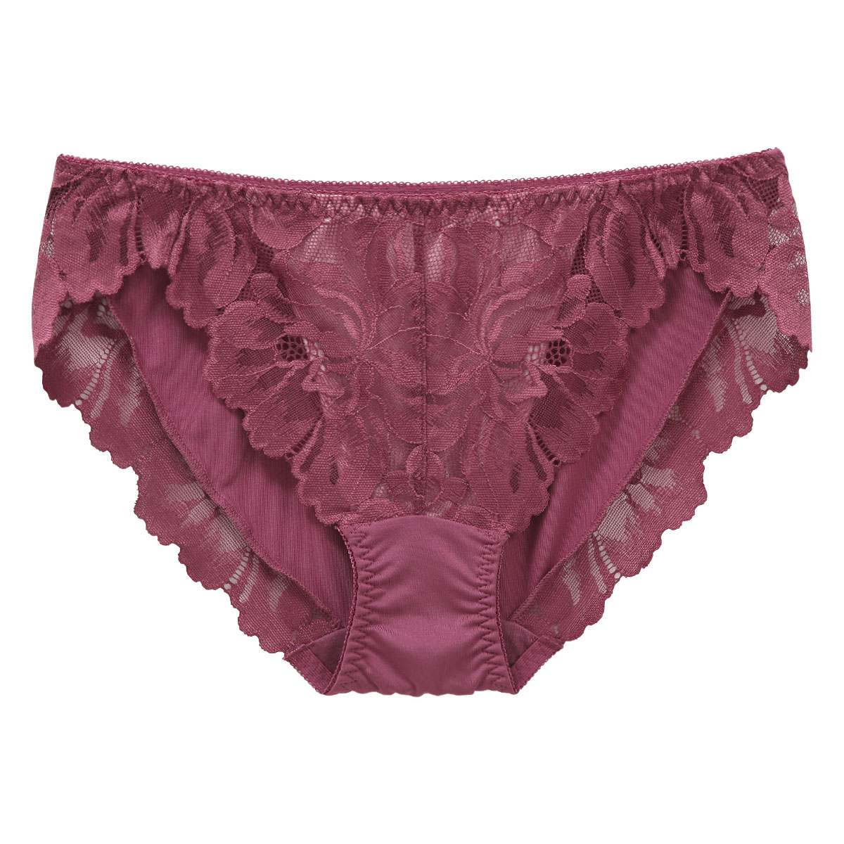 ショーツ レース ノーマル 単品(ROW-ロゼワイン-M)