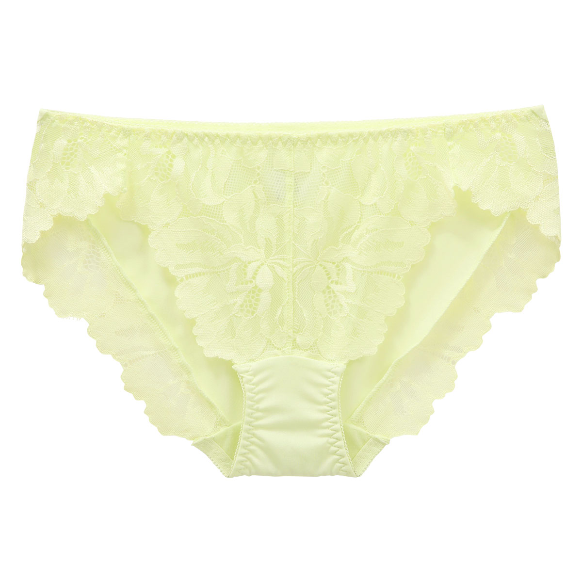 ショーツ レース ノーマル 単品(LGR-薄グリーン-M)