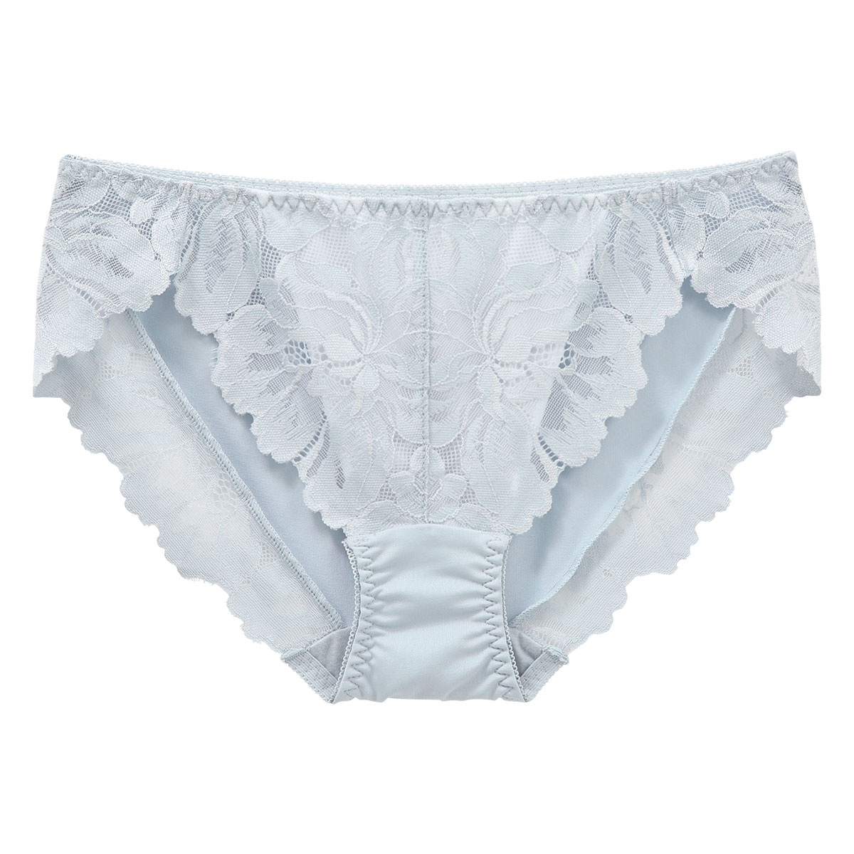 ショーツ レース ノーマル 単品(BGY-ブルーグレー-M)