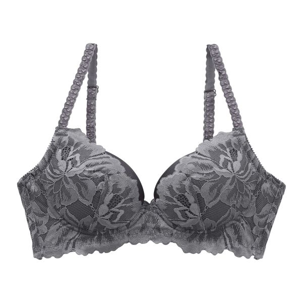 ブラジャー ふっくら谷間メイクブラ 脇高 ノンワイヤー 単品