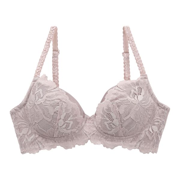 ブラジャー ふっくら谷間メイクブラ 脇高 ノンワイヤー 単品