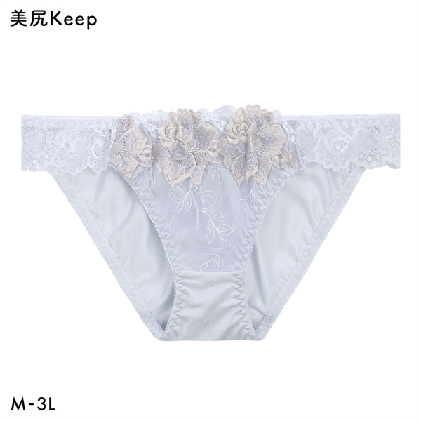 大花チュール レース ショーツ 美尻keep 大きいサイズ