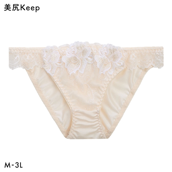 大花チュール レース ショーツ 美尻keep 大きいサイズ