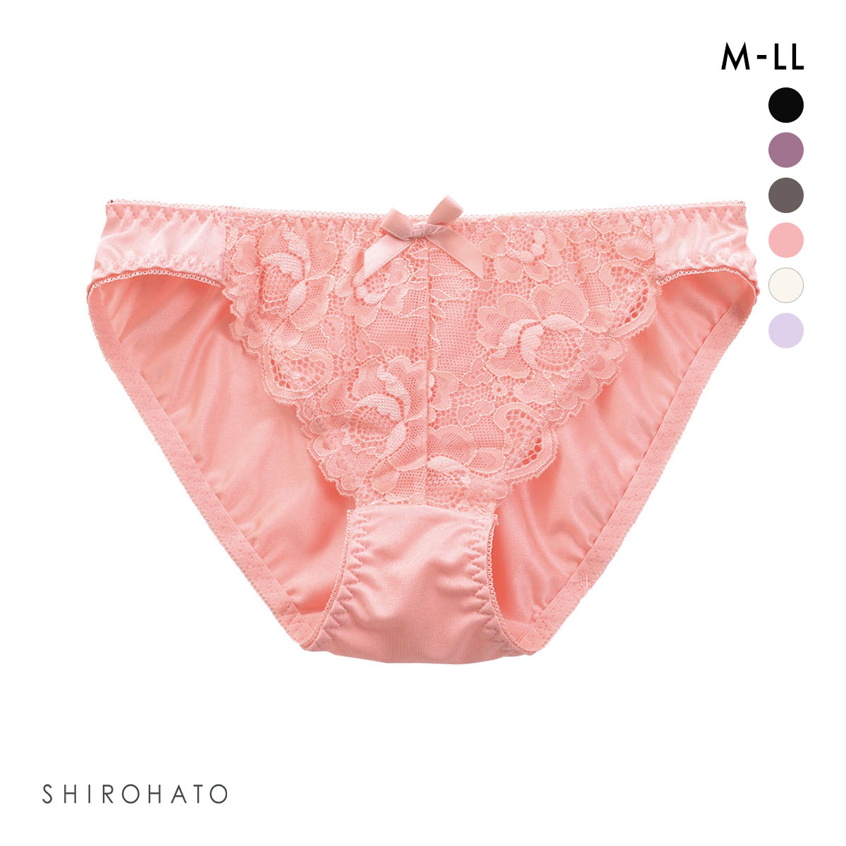 楽して美尻ができるショーツ フロントレース スタンダード ショーツ 単品(PE-ピーチ-M)