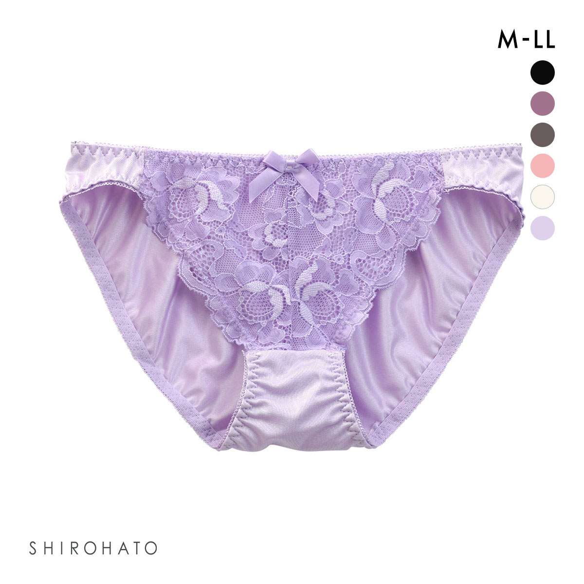 楽して美尻ができるショーツ フロントレース スタンダード ショーツ 単品(LV-ラベンダー-M)