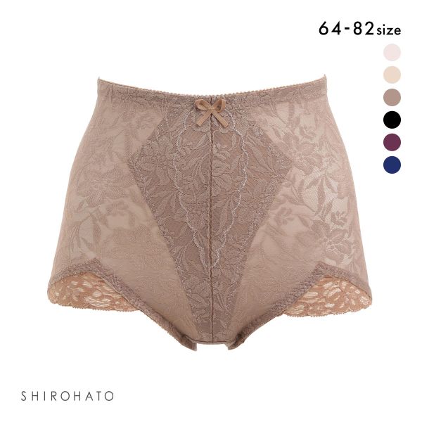 補正下着 ガードル レーシー ショートガードル 花柄