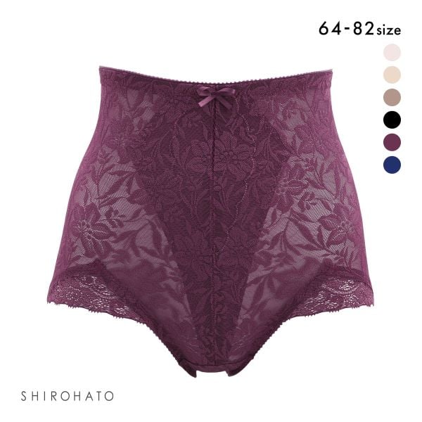 補正下着 ガードル レーシー ショートガードル 花柄