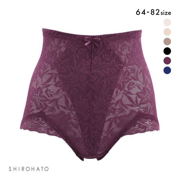 補正下着 ガードル レーシー ショートガードル 花柄