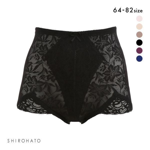 【メール便(6)】 補正下着 ガードル レーシー ショートガードル 花柄 【メール便(6)】 補正下着 ガードル レーシー ショートガードル 花柄